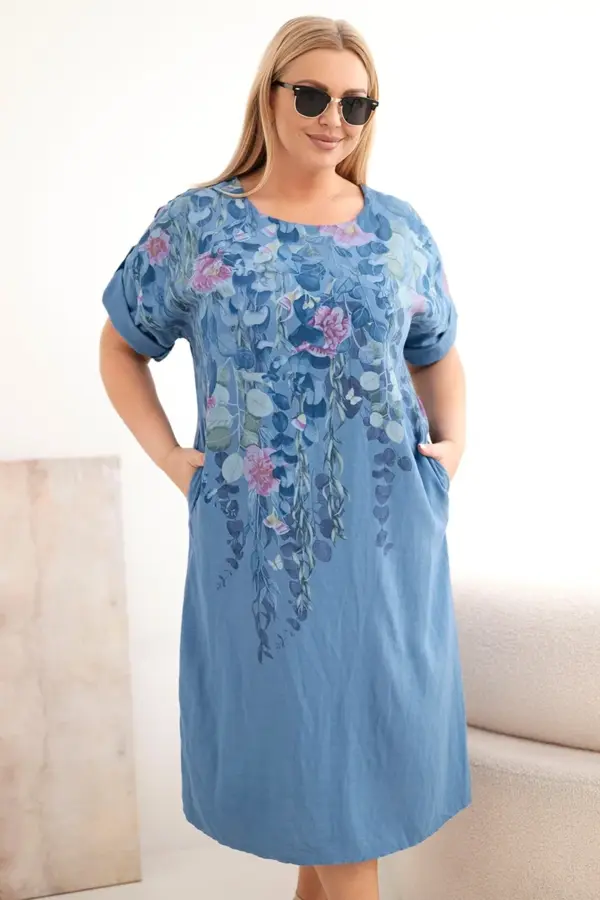 Plus size šaty Martina – Džíny