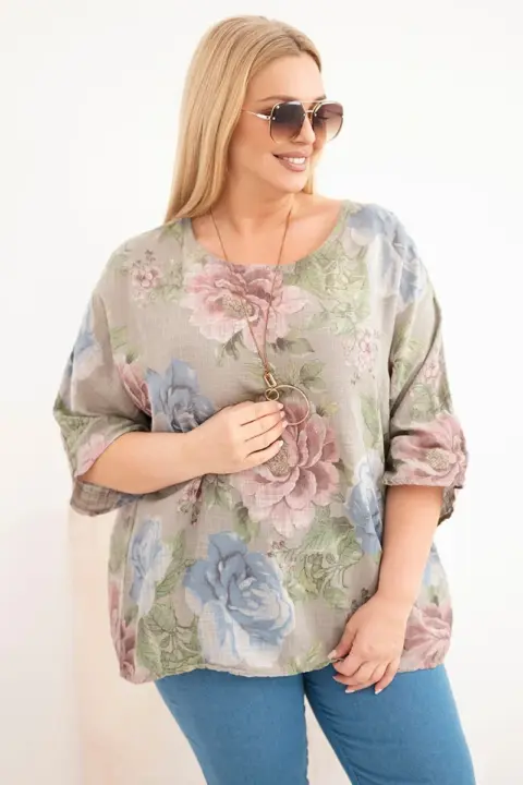 Plus size halenka Suzana – Fango