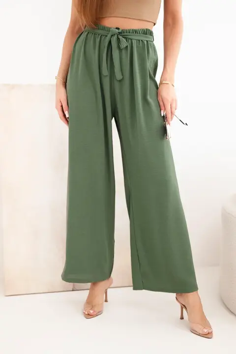 Letní kalhoty Pia – Khaki
