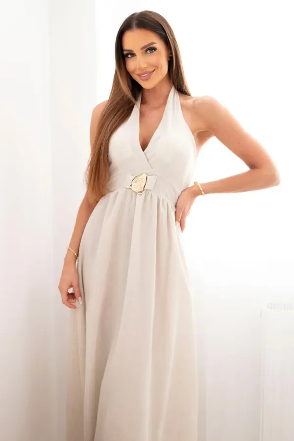 Šaty Sabina – Béžová