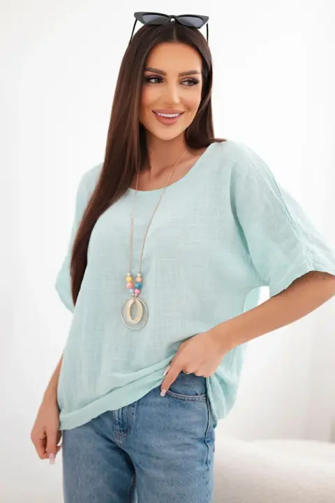 Oversize halenka Isabella – Mátový