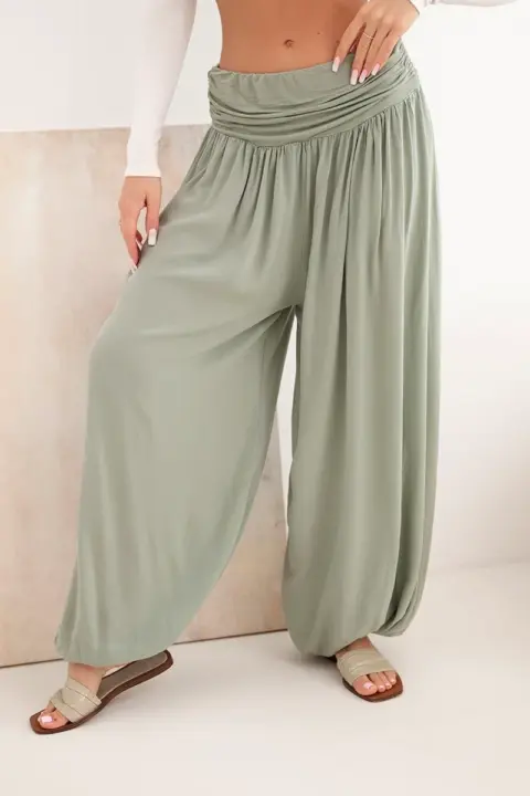 Letní kalhoty Birgit – Khaki