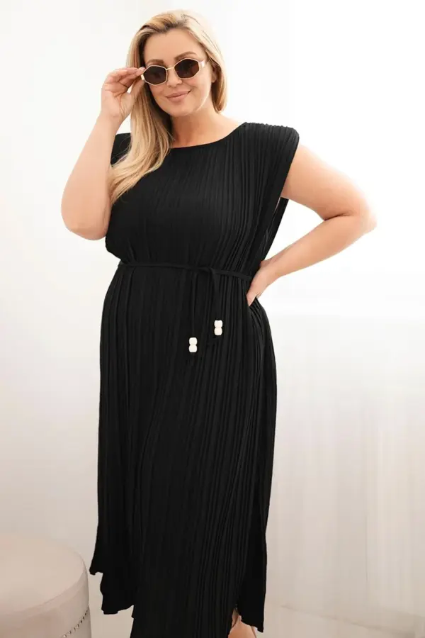 Plus size šaty Helen – Černá