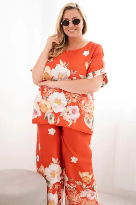 Plus size komplet Margarita – Ruda