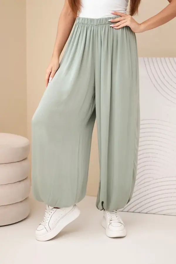 Kalhoty harémky Isabella – Khaki