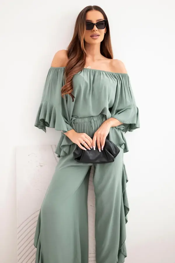 Boho komplet Monique – Khaki