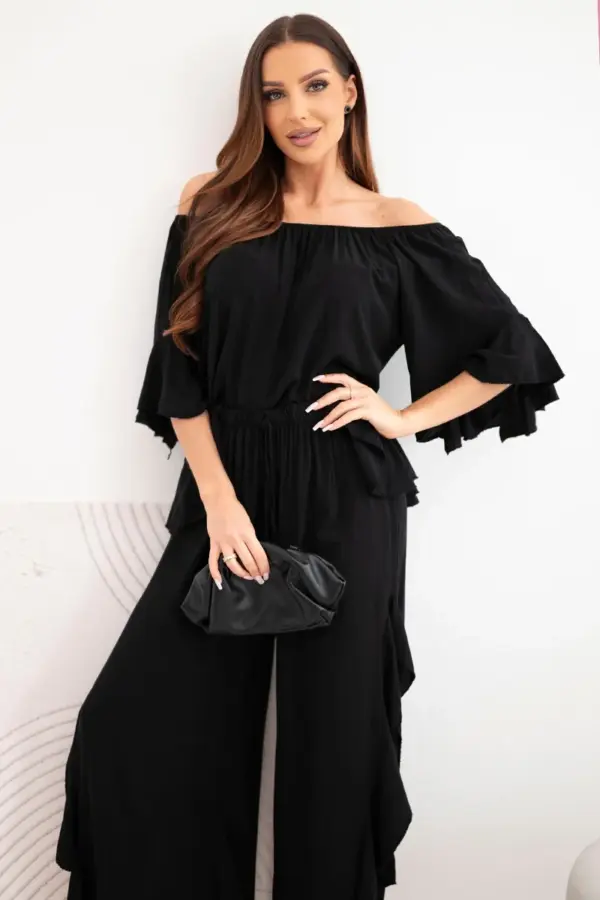 Boho komplet Monique – Černá