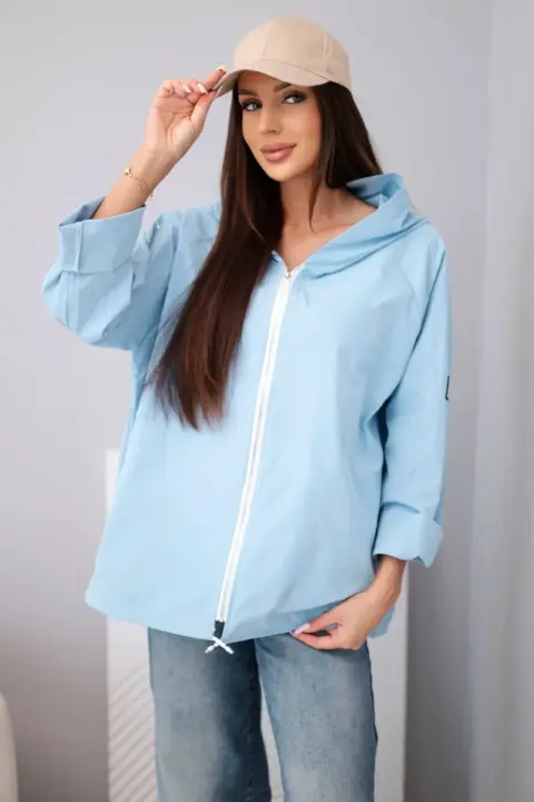 Jarní bunda Natalia – Modrý