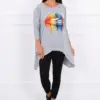 Triko s potiskem Rumjana – Grey