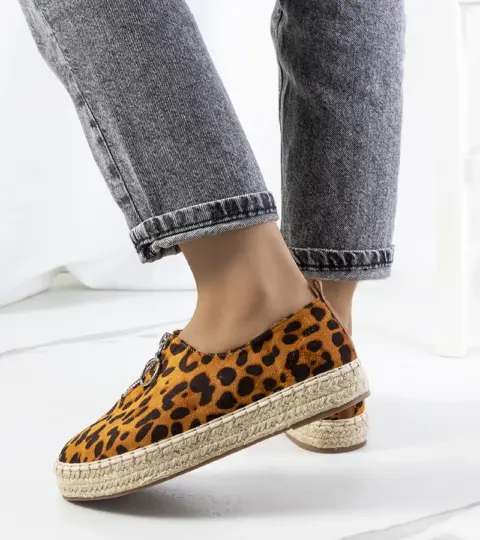 Hnědé espadrilky Verneli