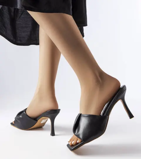Černé elegantní žabky Birch stiletto
