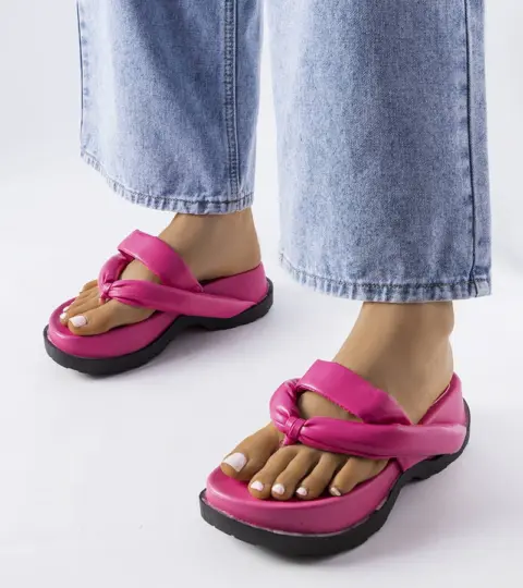Žabky na platformě Lachapelle pink