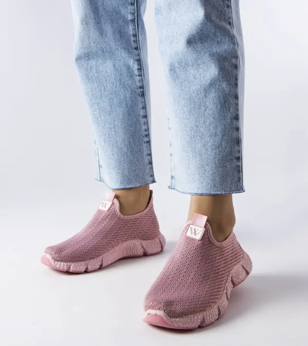 Růžové slip-on tenisky Yellville