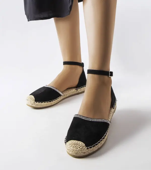 Černé espadrilky Licia