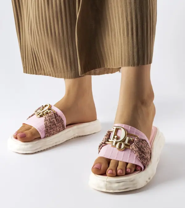 Růžové gumové žabky 986 PINK