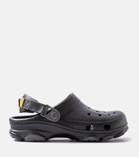 Černé pánské perforované žabky Crocs