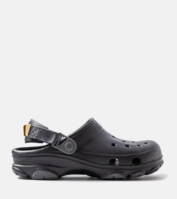Černé pánské perforované žabky Crocs