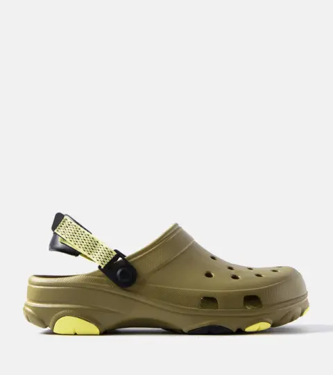 Zelené perforované žabky Crocs