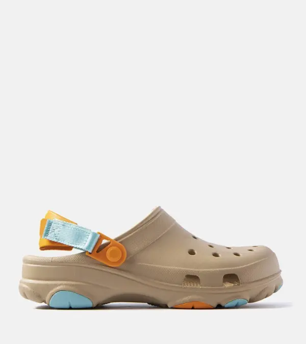 Béžové perforované žabky Crocs
