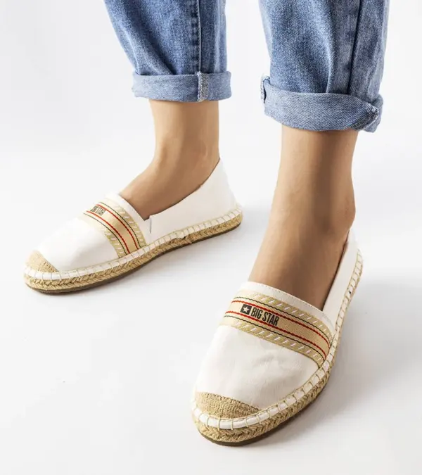 Bílé espadrilky Big Star LL274893