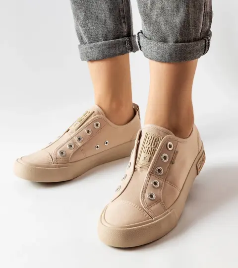 Béžové slip-on tenisky Big Star LL274164