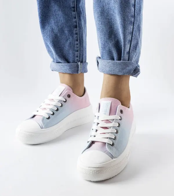 Růžovomodré tenisky Big Star LL274A187