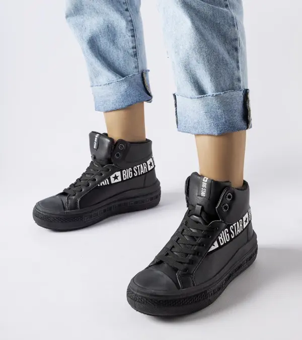 Černé podšité tenisky Big Star MM274010