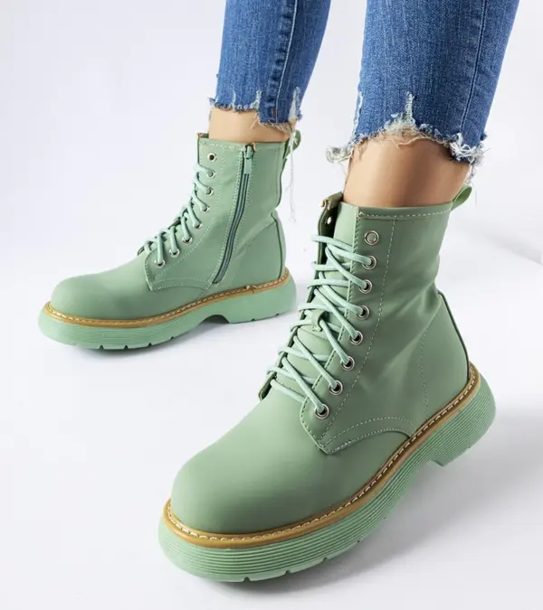 Zelené klasické trapery Benvenuto