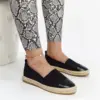 Černé espadrilky Carugo