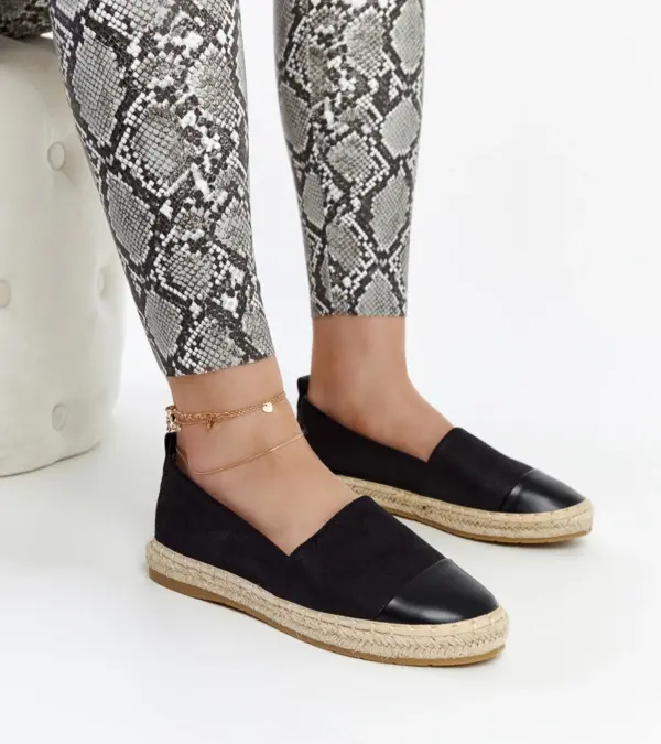 Černé espadrilky Carugo