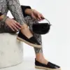 Černé espadrilky Carugo