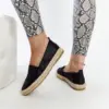Černé espadrilky Carugo