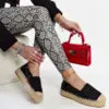 Černé espadrilky na platformě Danica