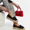 Černé espadrilky na platformě Danica