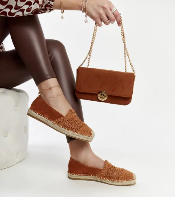 Hnědé průhledné espadrilky Gordana