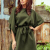 SOFIA Motýlkové šaty – KHAKI