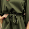 SOFIA Motýlkové šaty – KHAKI
