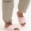 Růžové pěnové pantofle Diamanda