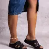 Černé klasické pantofle Karime