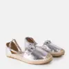 Stříbrné espadrilky s flitry Duriya