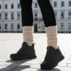 Černé dámské sněhule na suchý zip Penny