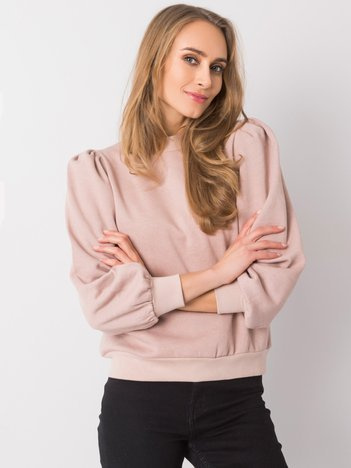 Béžová mikina Hattie ze 100% bavlny – CIRELLA