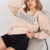 Béžová mikina Los Angeles s potiskem – JENALIA
