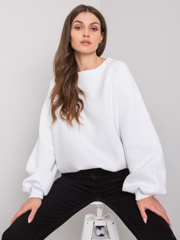 Bílá mikina Tashi RUE PARIS s kapucí – DORALIA