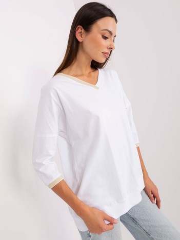 Bílý oversize top WHITETUNE