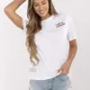 Bílo-růžové tričko KALESTA Fresh Made s potiskem