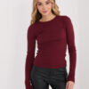 Vínový basic top SEAMORA