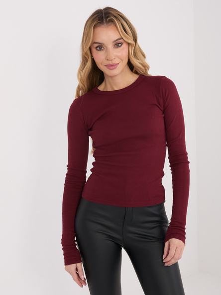 Vínový basic top SEAMORA