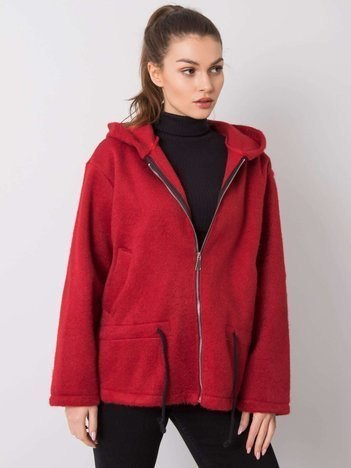 Vínový kabát Audrey ITALY MODA – MAVELIS