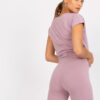Starorůžové basic legíny Brigitte – LYSALIA